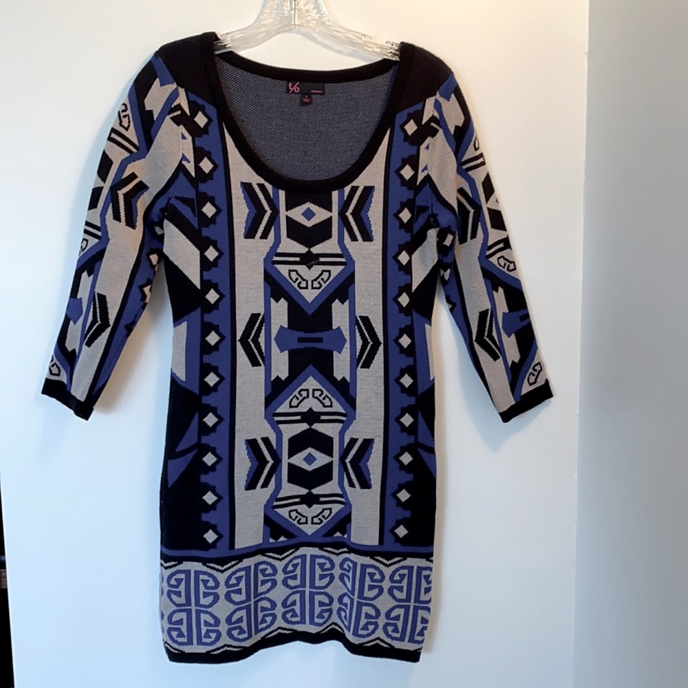 T/O sweater dress/ long fitted sweater